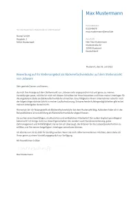 Anschreiben Baeckereifachverkaeufer erstellen