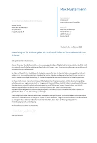 Anschreiben Gerichtsvollzieher erstellen