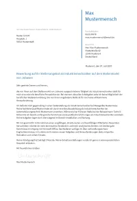 Anschreiben Industriemechaniker erstellen