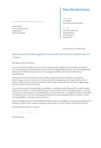 Anschreiben Personaldisponent erstellen