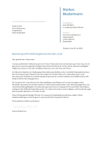 Anschreiben Recruiter erstellen