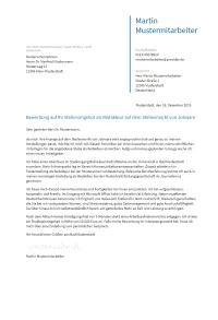 Anschreiben Redakteur erstellen