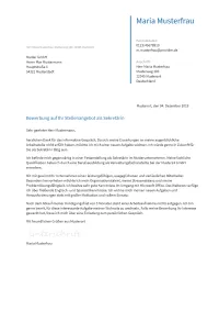 Anschreiben Sekretaer erstellen