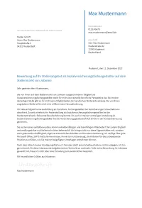 Anschreiben Sozialversicherungsfachangestellter erstellen
