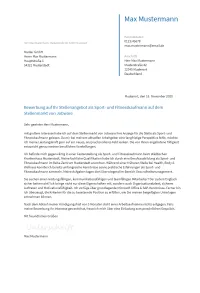 Anschreiben Sport-Und-Fitnesskaufmann erstellen