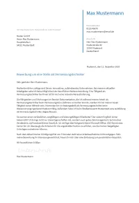 Anschreiben Vermessungstechniker erstellen