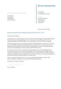 Anschreiben Vertriebsmitarbeiter erstellen