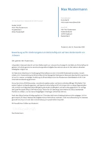 Anschreiben Wirtschaftsjurist erstellen