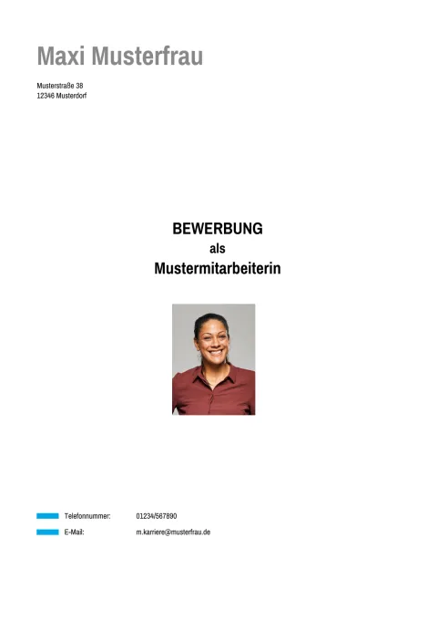 Bewerbungsvorlage 2025
