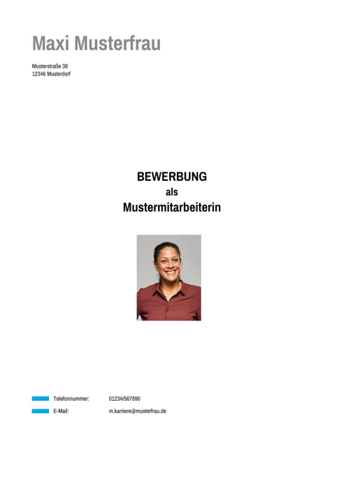 Word Deckblatt erstellen