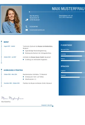 Bewerbung Vorlage PDF