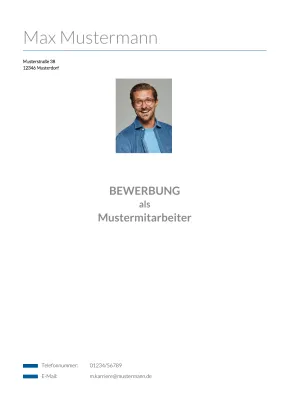 Bewerbungsschreiben Vorlage Word