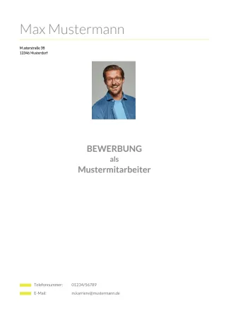 Deckblatt Muster kostenlos