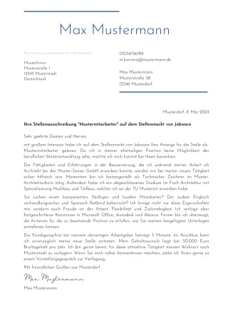 Bewerbung 2024