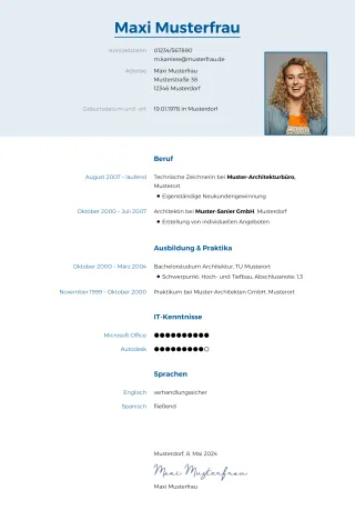 Bewerbung Word - Lebenslauf erstellen