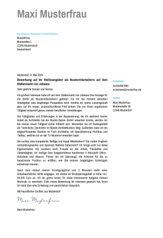 Bewerbungsvorlage 2023 - Lebenslauf erstellen