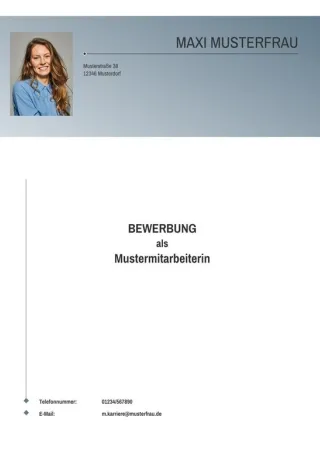 Deckblatt Vorlage einfach