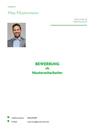 Deckblatt Muster PDF