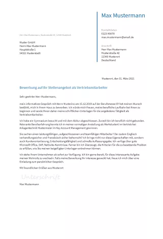Anschreiben Studienabbrecher erstellen